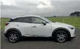  ??  ?? Although changes to the CX-3’S exterior are minimal, it remains one of the bestlookin­g small SUVS around.