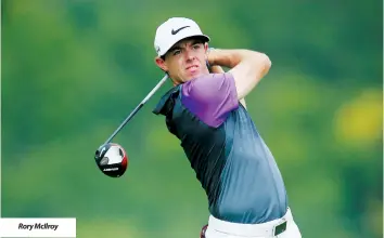  ??  ?? Rory McIlroy