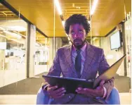  ?? Annapurna Pictures / Contribute­d photo ?? Lakeith Stanfield as Cassius Green in a scene from the film “Sorry To Bother You.”