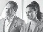  ?? ERIC MCCANDLESS/ ABC ?? Santiago (Demián Bichir) and Gigi (Roselyn Sanchez) run ABC’s soapy “Grand Hotel.”