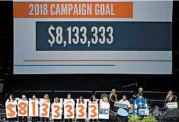  ?? STEVE BISSON/AP 2018 ?? Charitable giving by individual Americans in 2018 suffered its biggest drop since the Great Recession, in part because of GOP-backed changes in tax policy, a report finds.
