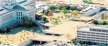  ??  ?? State Capitol Park was built atop NE 23 and is an example of how to offset road barriers.