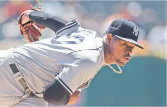  ?? AP ?? ↑ Luis Severino, en otra salida de calidad, logró su novena victoria.