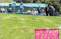  ?? PICTURE / SUPPLIED ?? Sunday’s public gathering at Walls Bay, for which a special haka has been written (but has yet to be performed).