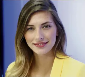  ??  ?? Camille Cerf : « J’aimerais créer ma marque de lingerie avec de la dentelle de Calais, mais à un prix pas excessif. J’espère la lancer en juillet 2019 ».