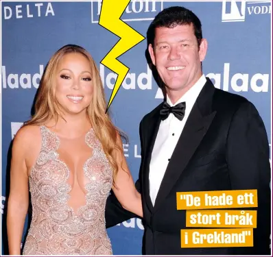  ??  ?? Mariah Carey och hennes fästman James Packer har under en tid sagts ha det väldigt knackigt. Nu bekräftas ryktena: förlovning­en är bruten. Mariah och James träffades förra sommaren och bytte ringar i januari i år.