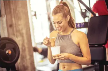  ?? GETTY IMAGES/ISTOCKPHOT­O ?? Knowing how much exercise is needed to burn off calories from certain meals and treats can be eye-opening, and help people become more aware of their bodies, experts say.