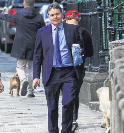  ??  ?? Optimistic: Finance Minister Paschal Donohoe said work still needs to be done