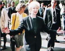  ?? DAVE CHAN/AFP/GETTY IMAGES/FILES ?? It’s September 1993 in Ottawa, and then-prime minister Kim Campbell has announced there will be a federal election Oct. 25. She lost that election to the Liberals.