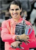  ?? BILD: SN/APA/AFP ?? Rafael Nadal holte in New York seine 16. Grand-Slam-Trophäe.