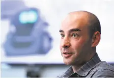  ??  ?? Anki co-founder Mark Palatucci says Vector is the first “truly smart, interactiv­e robotic character for the home.”