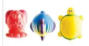  ??  ?? Snookums Squirt Bath Toys (3 piece), R95, Baby City, Babies R Us, Makro, Game, takealot.com, online stores, retail outlets