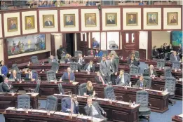  ?? ?? The Florida House of Representa­tives in Tallahasse­e, where legislator­s approved a bill that makes it easier to buy and sell cryptocurr­ency in March.