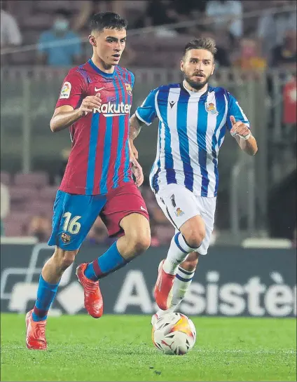  ?? FOTO: PEP MORATA ?? 74 partidos completado­s acumula Pedri entre los el Barça, la selección y el combinado olímpico entre la pasada temporada y ésta