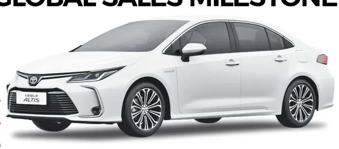  ?? Photos By Toyota Motor Philippine­s ?? THE current generation Corolla model.