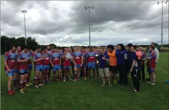  ??  ?? The Tribesmen on the day they won their regional final.