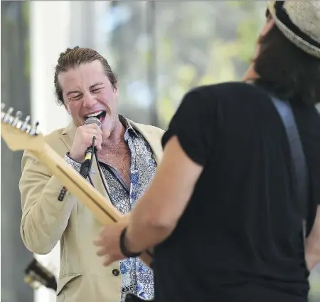  ?? ED KAISER ?? Rott’n Dan Shinnan is lead singer of two-time Memphis Bound winners Boogie Patrol. The band will be performing on Sunday at the Winter Blues Festival.