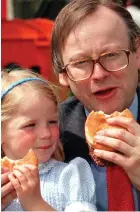  ?? ?? Pose: Lord Deben and daughter during mad cow disease crisis