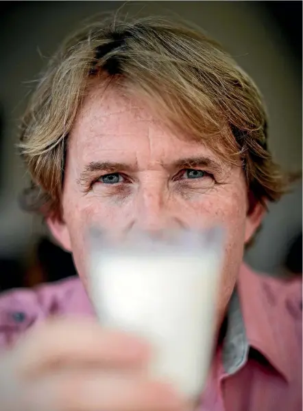  ??  ?? Self-confessed townie Cameron Bennett says learning about dairying from people like Jasmine Purnell has given him new respect for the industry.