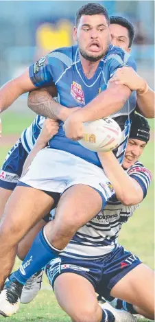  ?? BIG TIME: Western Lions’ Daniel Mooka. Picture: EVAN MORGAN ??