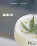  ??  ?? Azishe is the UlangaBar latest cocktail