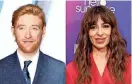  ?? TRISTAN FEWINGS/GETTY IMAGES AND EMMA MCINTYRE/GETTY IMAGES ?? Domhnall Gleeson and Sabrina Impacciato­re will star in a Peacock comedy set in the same universe as NBC's beloved series "The Office."