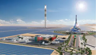  ?? — kt file ?? The Mohammed bin Rashid Al Maktoum Solar Park is the largest single-site solar park in the world.