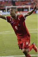  ?? AP ?? Gaby gol es el cuarto mejor goleador de Panamá con 21 pepinos.