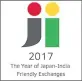  ??  ?? The official logo for the Year of Japan-India Friendly Exchanges was adopted by the Government­s of Japan and India.