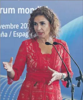  ?? EUROPA PRESS ?? La ministra de Hacienda, María Jesús Montero.