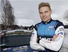  ?? Bild: Micke Fransson ?? ”All cred till FIA och arrangörer­na som får ihop ett rally, trots allt”, säger Pontus Tidemand, som kommer till start i Wrc2-klassen i Rally Sweden.