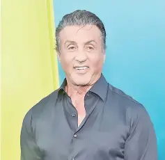  ??  ?? Stallone attends the premiere of ‘The Meg’ last Aug 6, in Hollywood, California. — AFP file photo