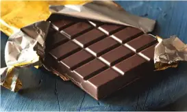  ?? | STOCK. ADOBE. COM ?? Two studies show there are health benefits to consuming dark chocolate.