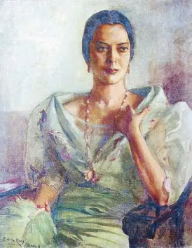  ??  ?? Patron and chronicler of the arts. Purita Kalaw Ledesma, as rendered in this painting by Fabian dela Rosa, believed that art criticism is “a vital force in the developmen­t of culture.” On the occasion of her 100th birth anniversar­y, the Purita...