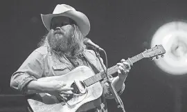  ?? ANDREW NELLES/ USA TODAY NETWORK ?? Stapleton performs during the All the Hall benefit at Bridgeston­e Arena in Nashville, Tenn., in February.