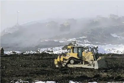  ??  ?? Similar to U.S. President Donald Trump’s scorched-earth offensive south of the border, B.C. Hydro’s attacks on the media and critics of the $8.8-billion Site C dam have become increasing­ly inappropri­ate over the past eight months as the provincial...