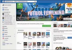  ??  ?? CONVOCATOR­IA. Hay varios grupos en Facebook a partir de los cuales se organizan los partidos y campeonato­s.