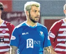  ??  ?? Richie Foster has signed a new deal at McDiarmid Park.