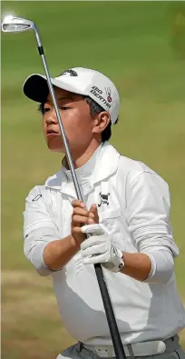  ?? PHOTO: DEAN KOZANIC/STUFF ?? Russley golfer Hiroki Miya won the under 18 grade at the Faldo series regional final in Vietnam.