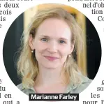  ??  ?? Marianne Farley