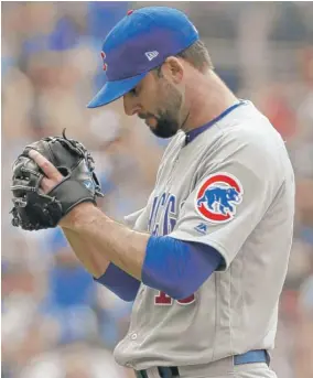  ?? AP ?? Reliever Brandon Morrow needs surgery on the radial nerve in his right arm that has plagued him during his career. He converted 22 of 24 save opportunit­ies last season.