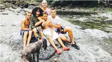  ??  ?? Rachel Staples and Brock Eurchuk are seen with sons Isaac, Oliver and Elliott. Elliot died from an accidental overdose at the age of 15.