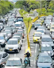  ?? ADN ?? El parque automotor de Cali es de 718.612 vehículos en total.