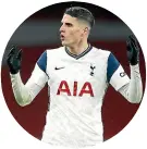  ??  ?? Erik Lamela sent off against Arsenal