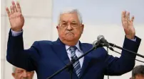  ?? (Mohamad Torokman/Reuters) ?? PALESTINIA­N AUTHORITY President Mahmoud Abbas speaks at a Ramallah ceremony marking the 14th anniversar­y of the death of Yasser Arafat in Ramallah.