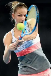  ?? PHOTO: GETTY IMAGES ?? Karolina Pliskova, of Czech Republic, is one of the six players tipped to win the Open.