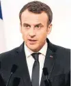  ?? ETIENNE LAURENT/REUTERS ?? Ênfase. Macron fez seu mais forte pronunciam­ento