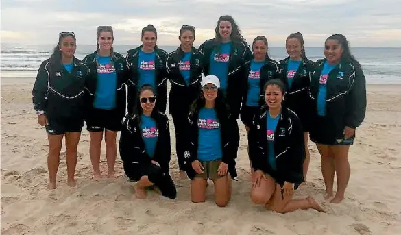  ??  ?? Putaruru College’s Senior A Netball Team finish as runners up during the Gold Coast Netball Carnival in Australia.