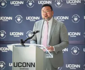  ?? Peter Morenus / Associated Press ?? Terrence Cheng, director of the University of Connecticu­t-Stamford campus, was appointed Friday as the next president of the Connecticu­t State Colleges and Universiti­es system.