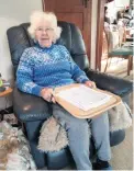  ?? PHOTO: KAITRIN MCMULLAN ?? My word . . . Janet James (87), of North East Valley in Dunedin, completes a wordfind puzzle based on family names.